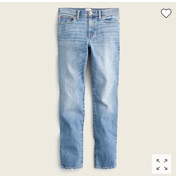 {j.crew} Slim Boyfriend High Rise Light Wash Jeans - Picture 2 of 10